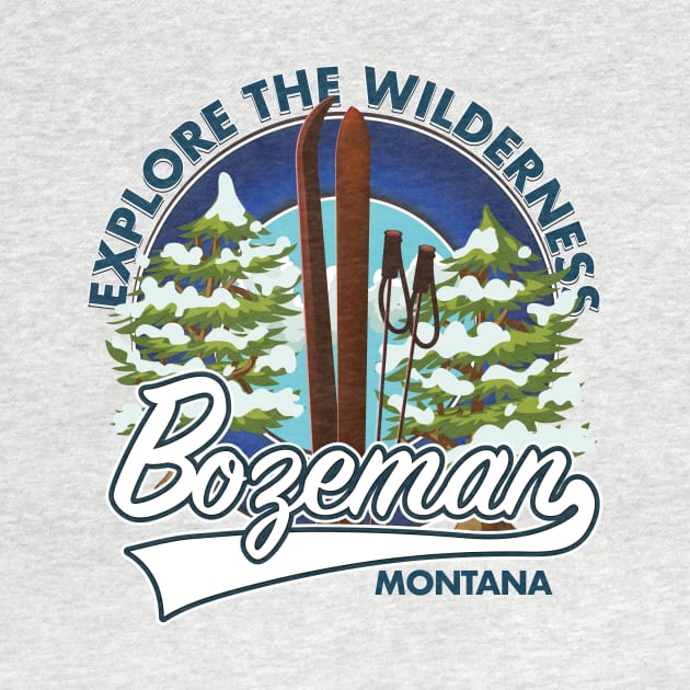 Bozeman Montana ski logo by nickemporium1